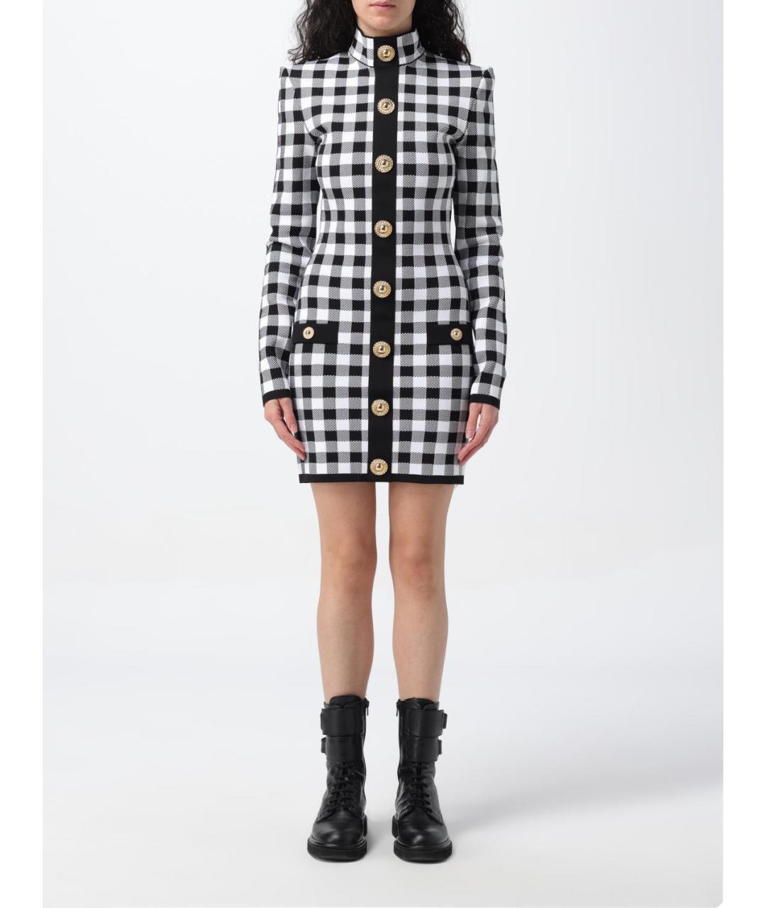 BALMAIN Мульти вискозное повседневное платье, фото 2