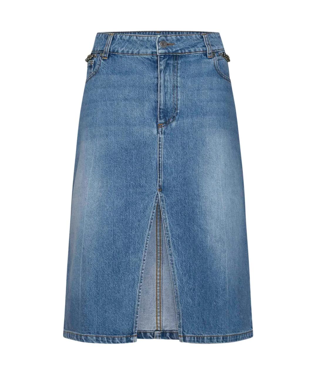 STELLA MCCARTNEY Синяя юбка миди, фото 1