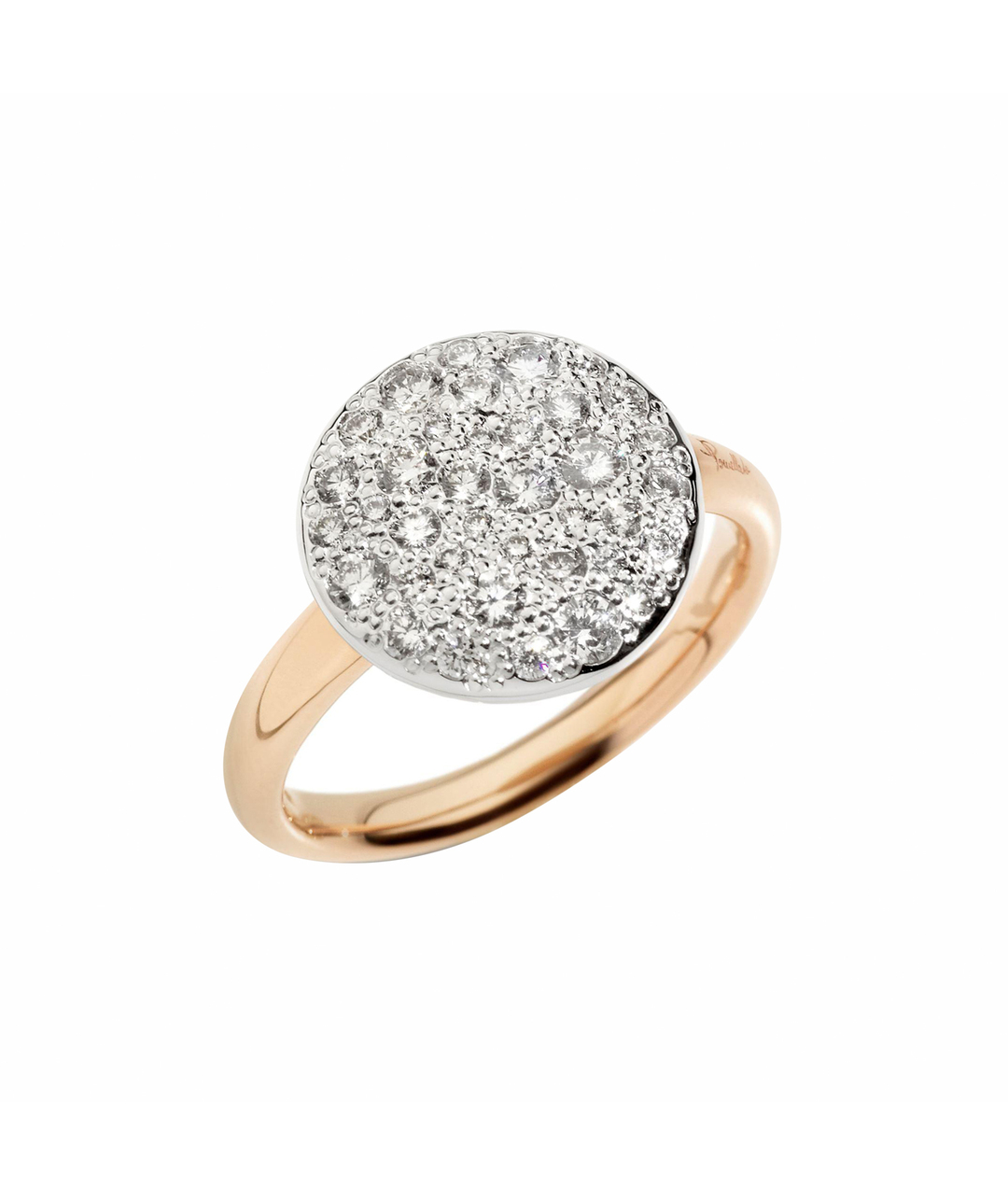 POMELLATO Белое кольцо из розового золота, фото 1