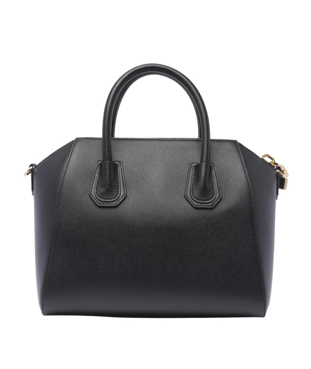 GIVENCHY Черная кожаная сумка тоут, фото 3