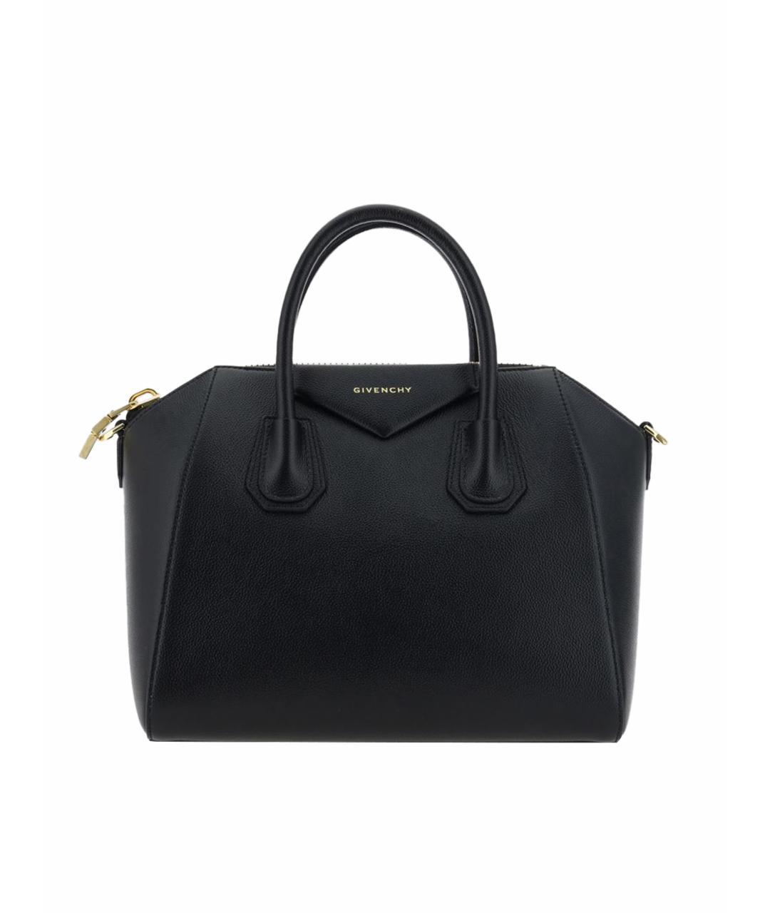 GIVENCHY Черная кожаная сумка тоут, фото 1