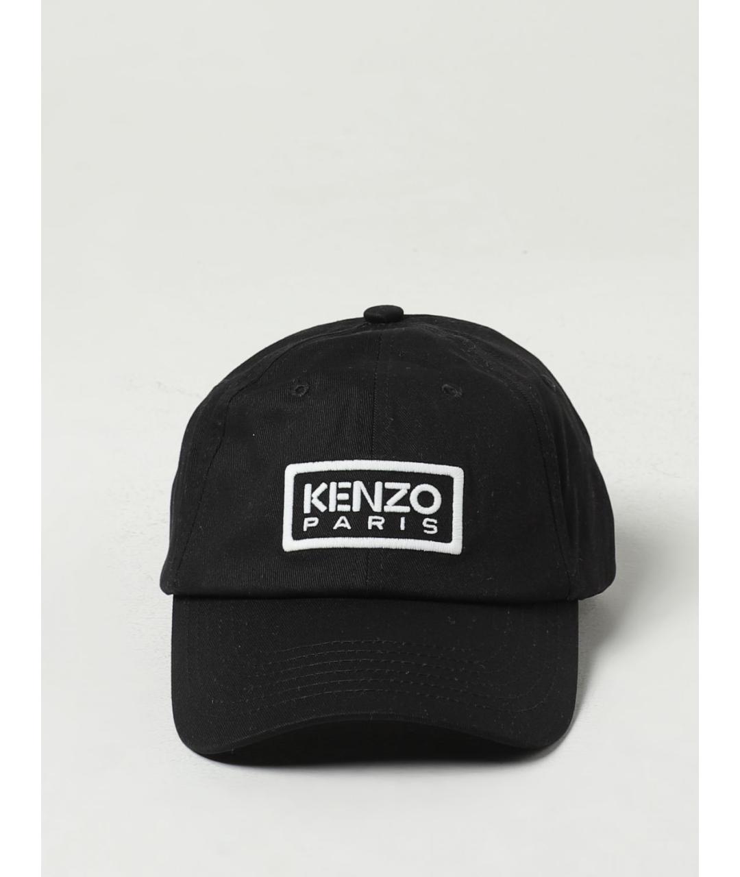 KENZO Черная хлопковая кепка/бейсболка, фото 2