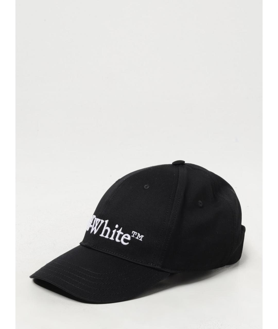 OFF-WHITE Черная хлопковая кепка/бейсболка, фото 4