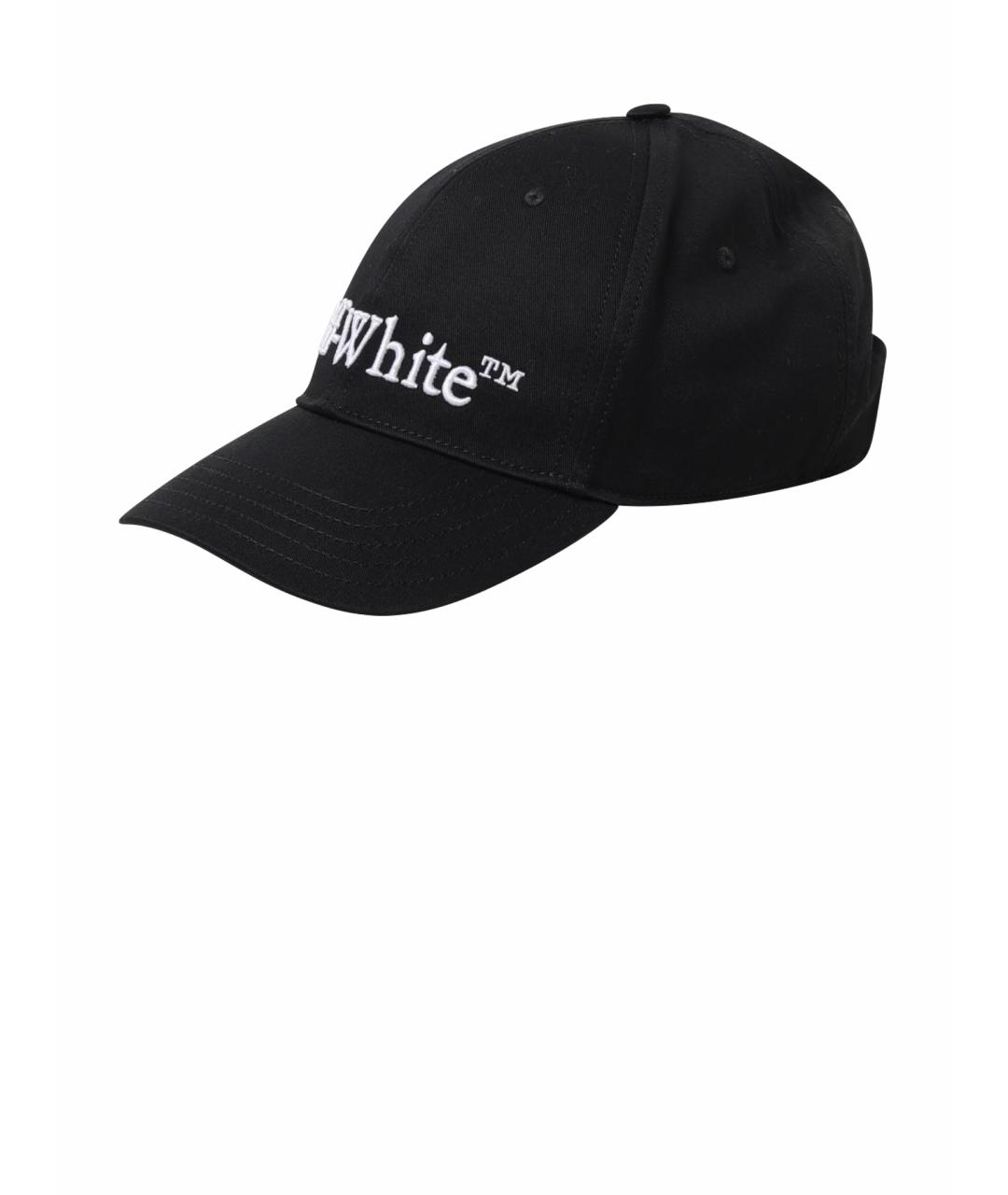 OFF-WHITE Черная хлопковая кепка/бейсболка, фото 1