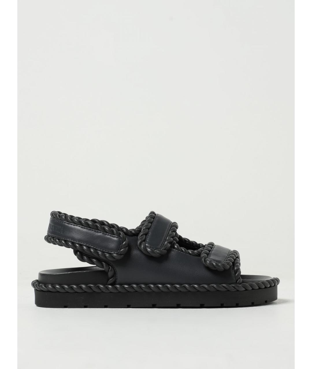 BOTTEGA VENETA Черные сандалии, фото 5