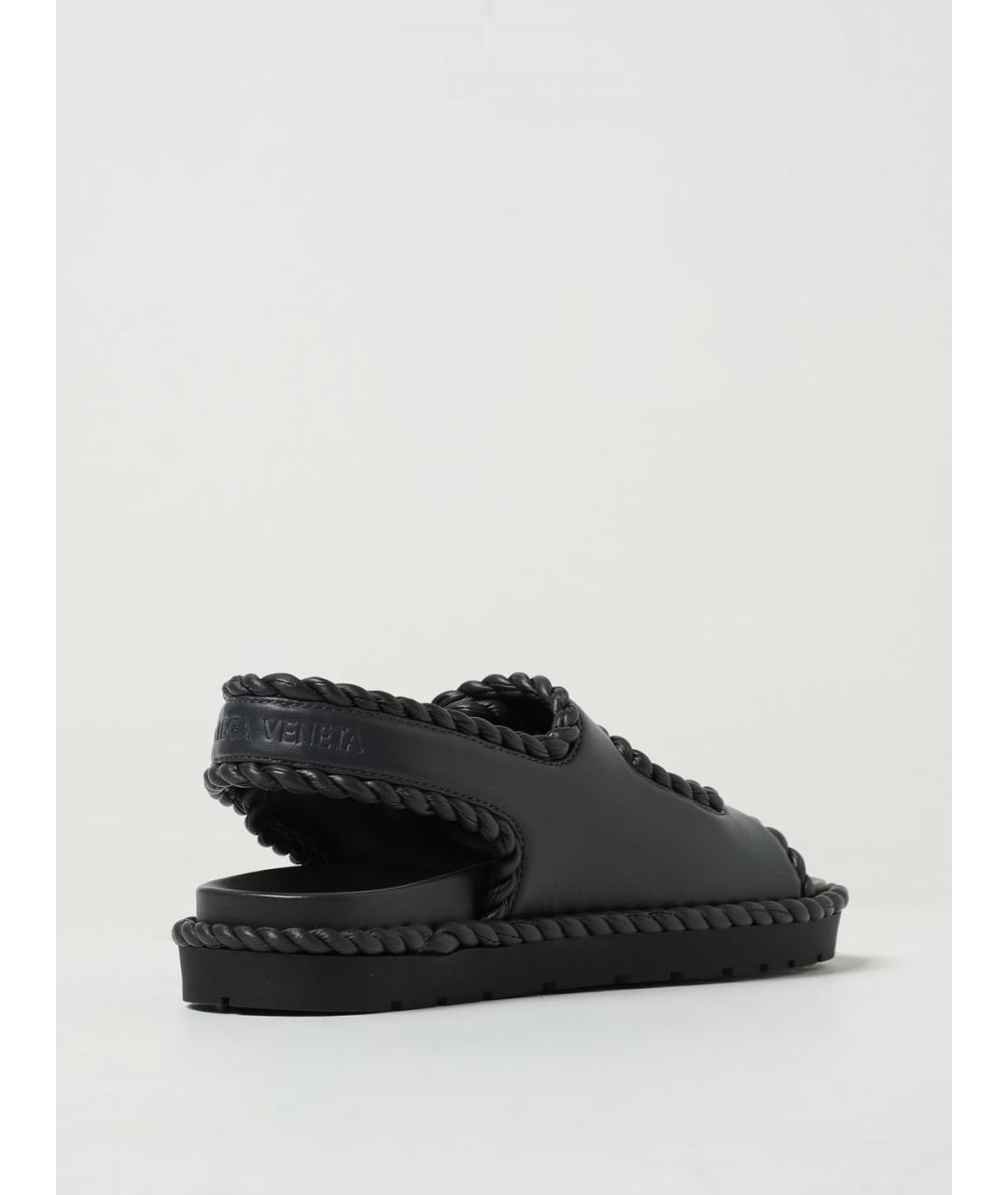 BOTTEGA VENETA Черные сандалии, фото 3