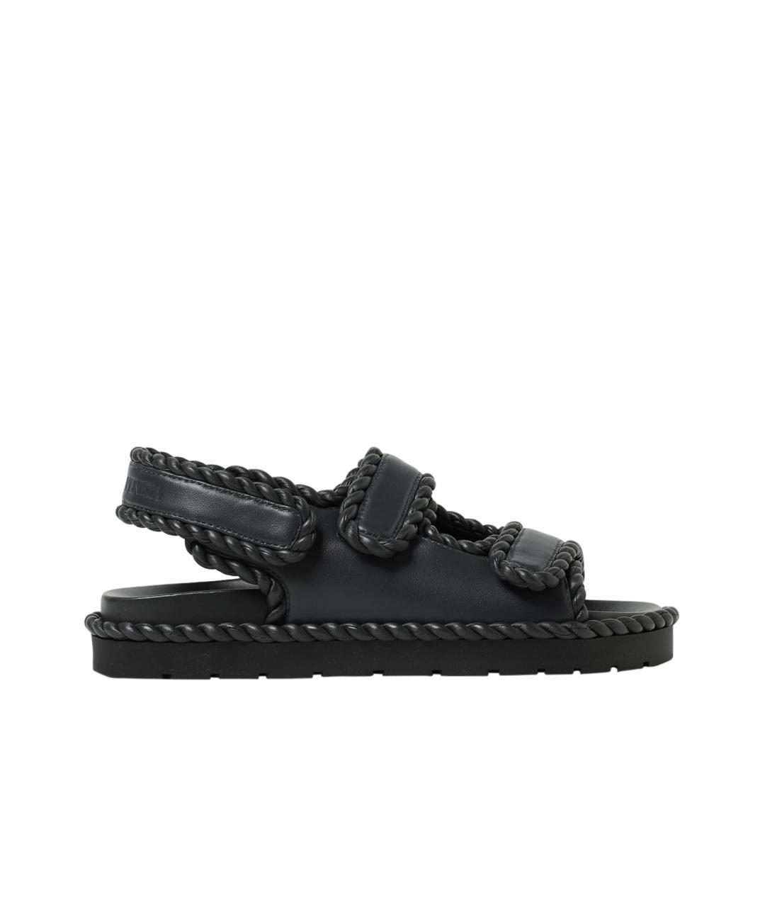 BOTTEGA VENETA Черные сандалии, фото 1