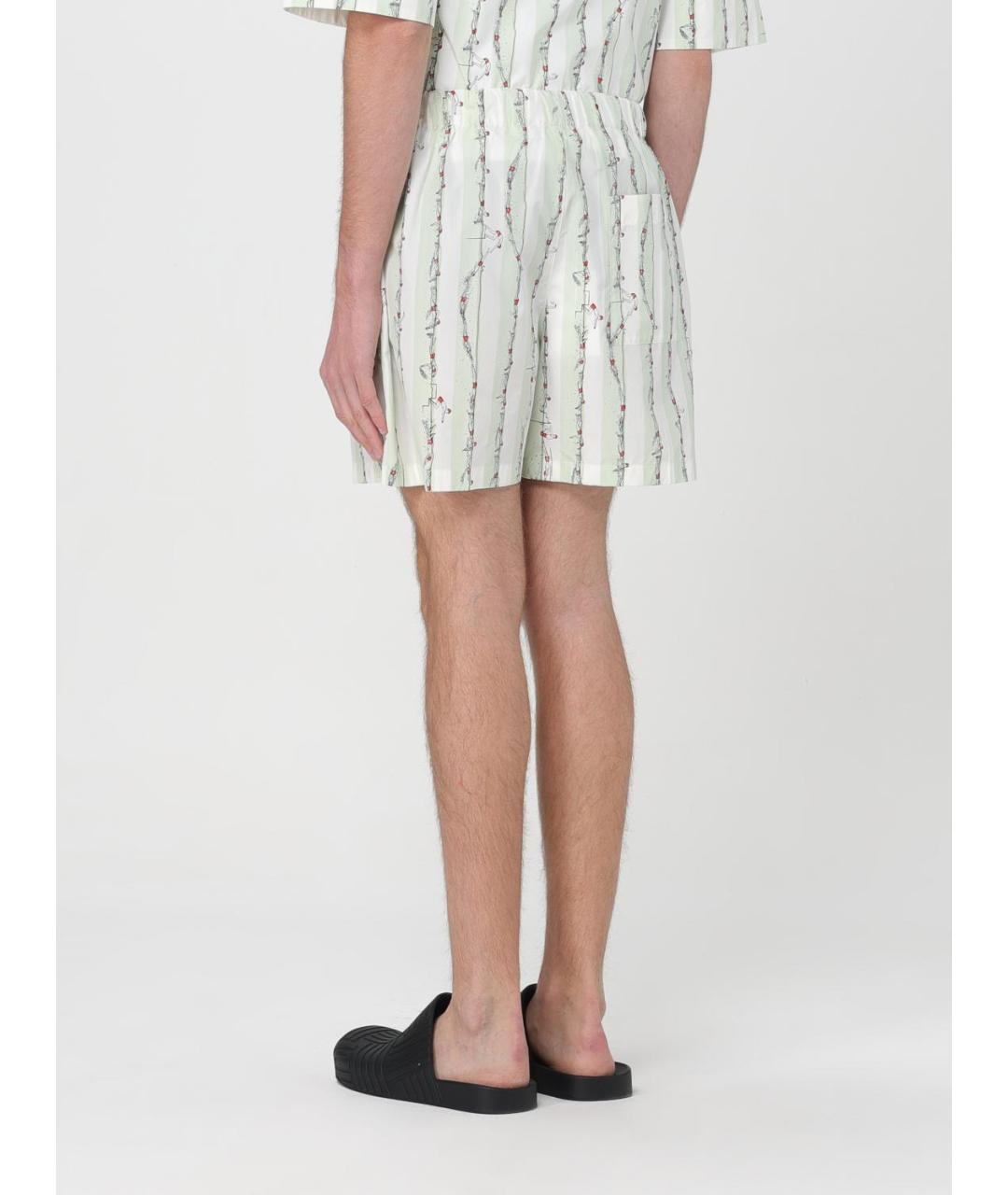 BOTTEGA VENETA Мульти хлопковые шорты, фото 4