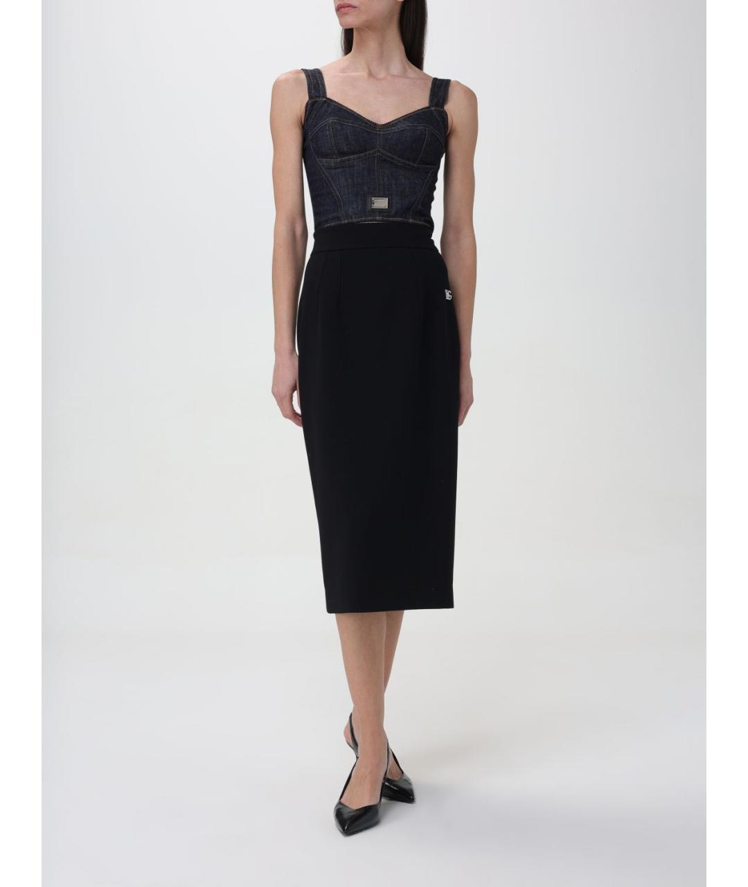 DOLCE&GABBANA Синяя майка, фото 3