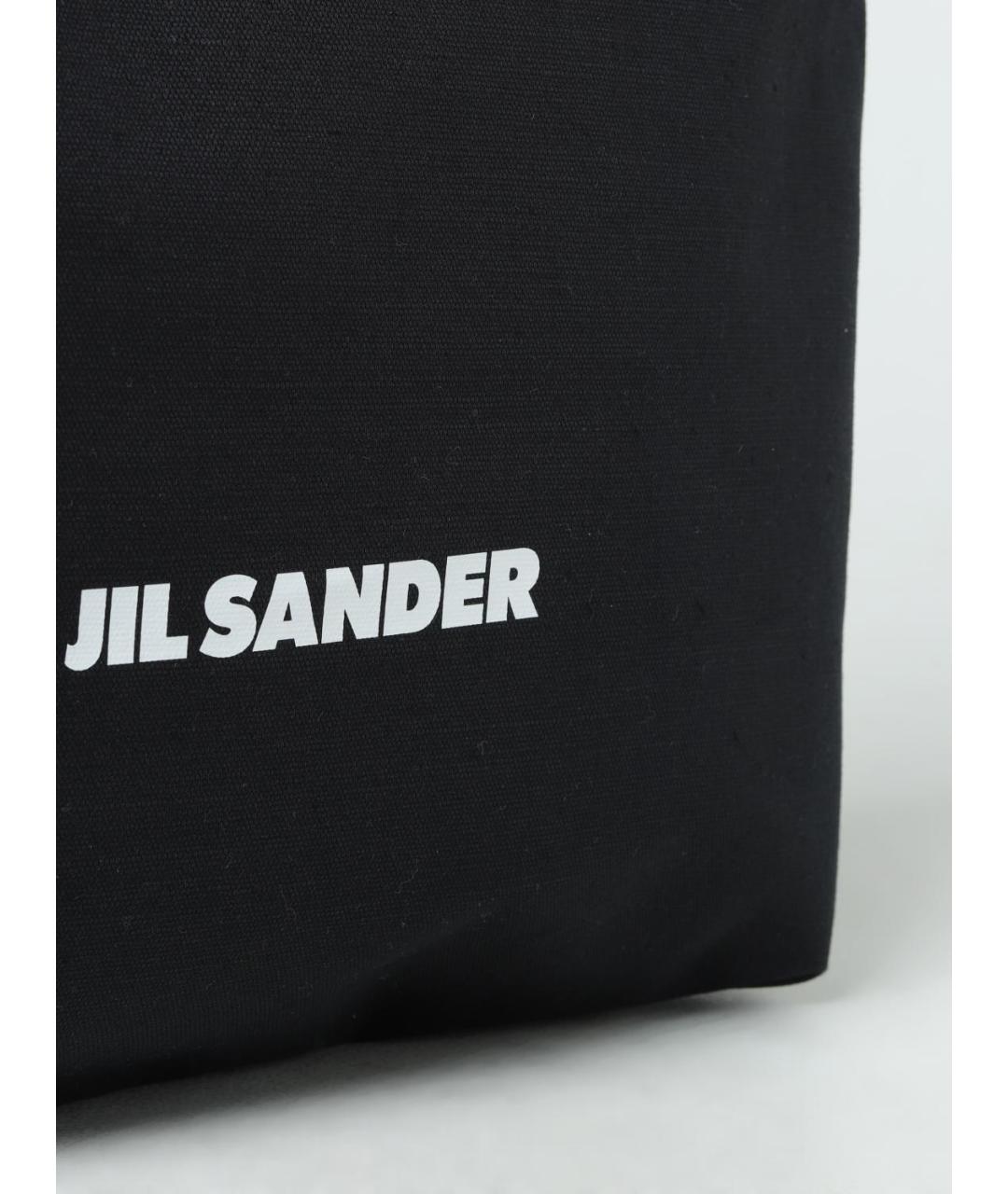 JIL SANDER Черная сумка тоут, фото 3