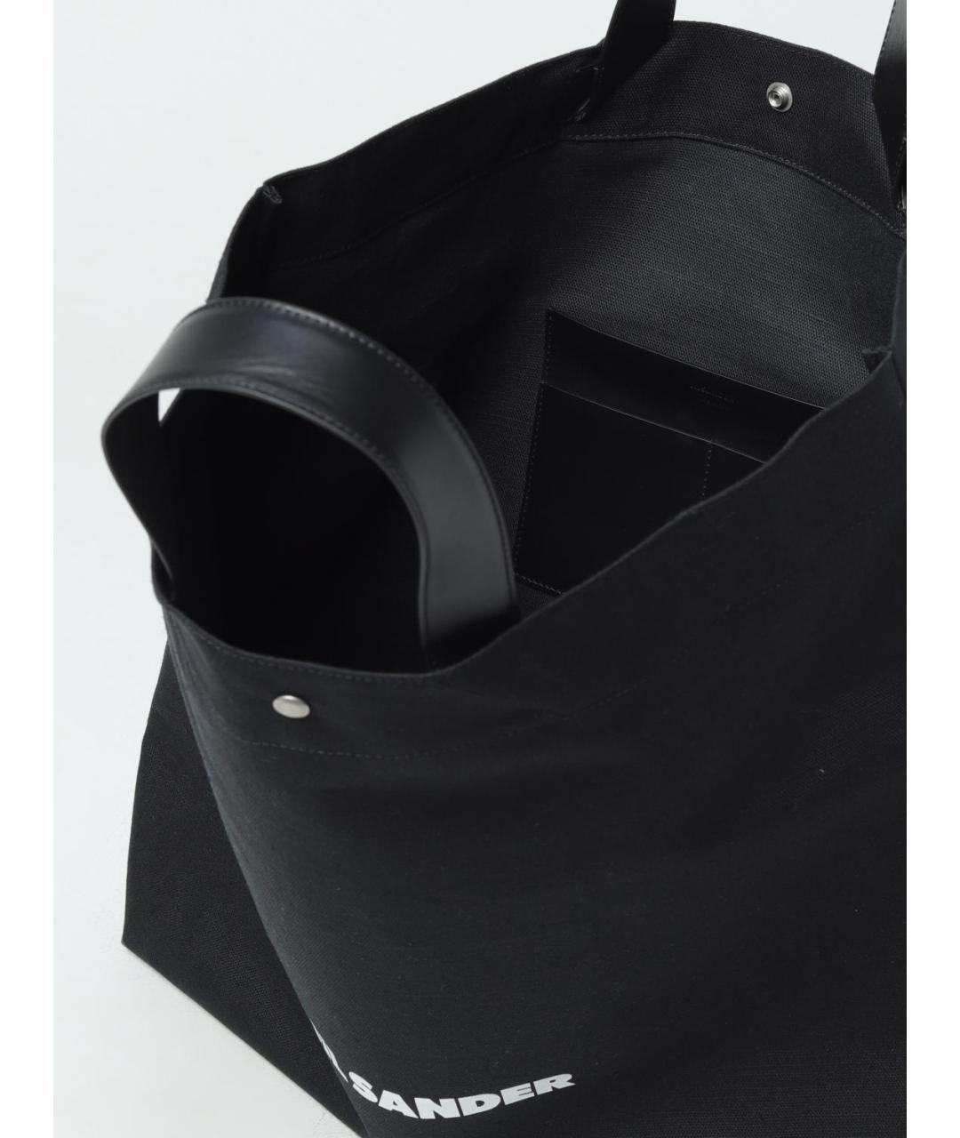 JIL SANDER Черная сумка тоут, фото 4