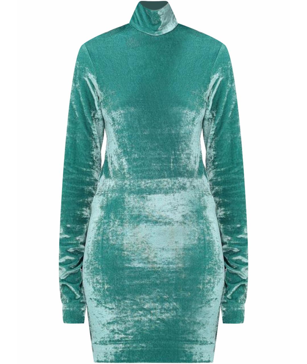 JIL SANDER Бирюзовый джемпер / свитер, фото 1