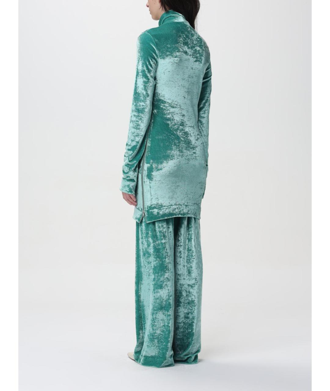 JIL SANDER Бирюзовый джемпер / свитер, фото 3