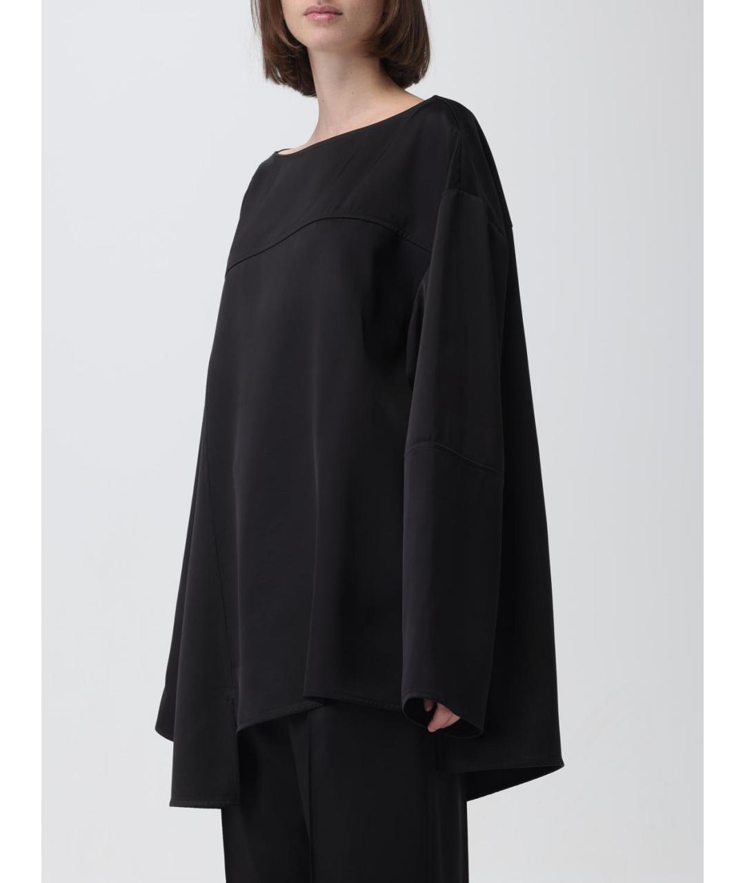 JIL SANDER Черная блузы, фото 4