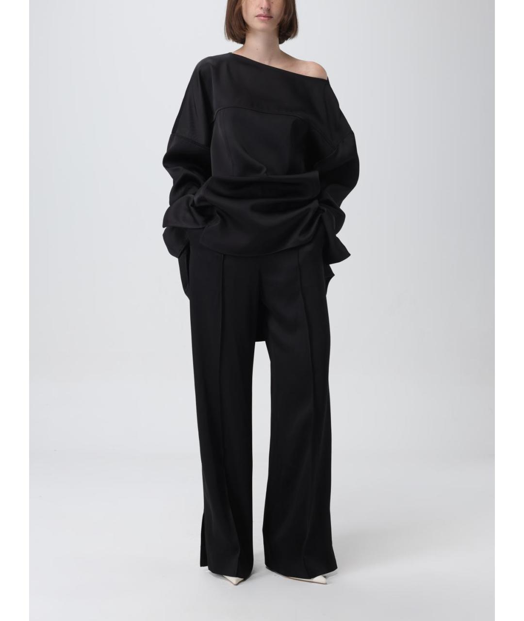 JIL SANDER Черная блузы, фото 2