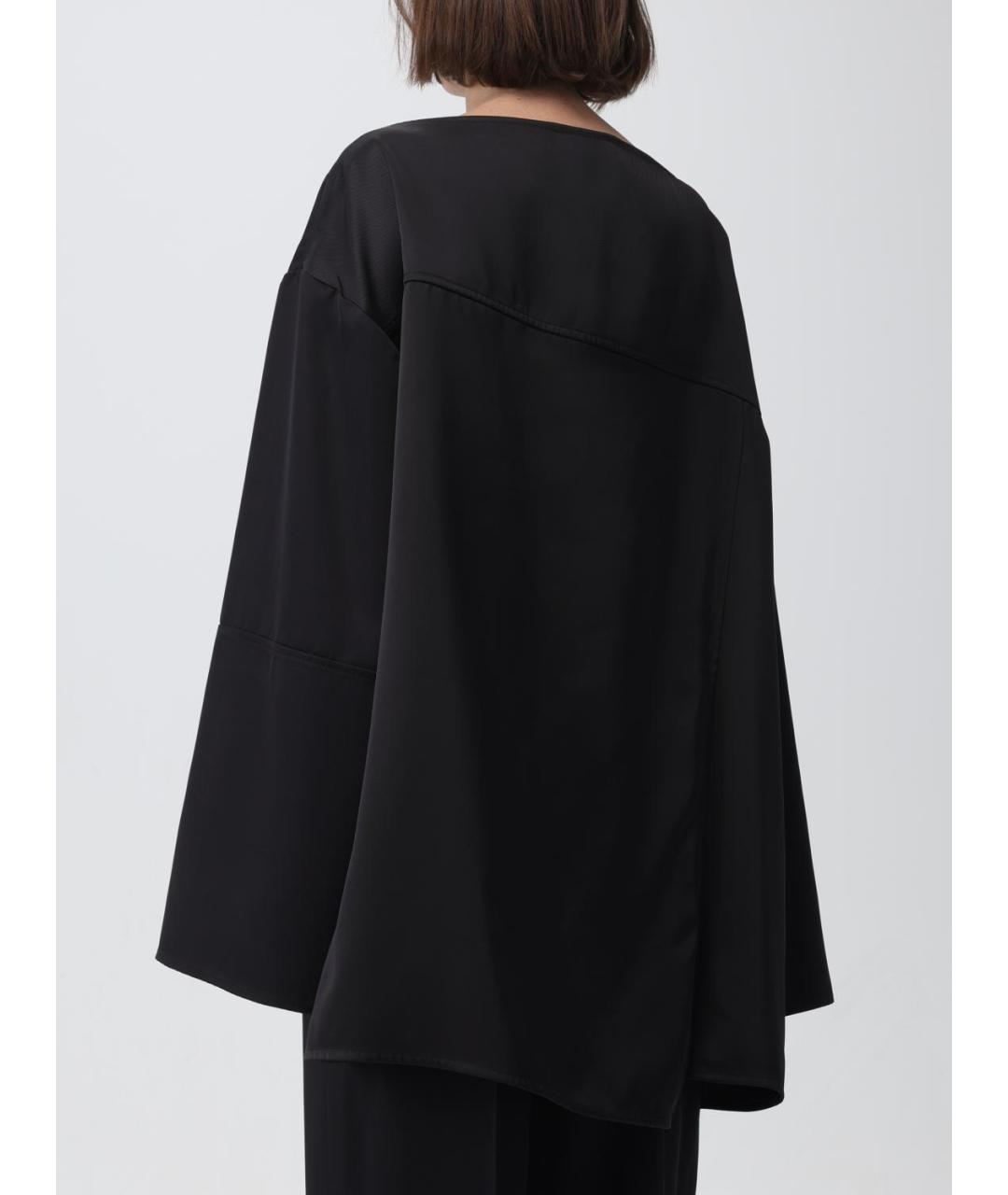 JIL SANDER Черная блузы, фото 3