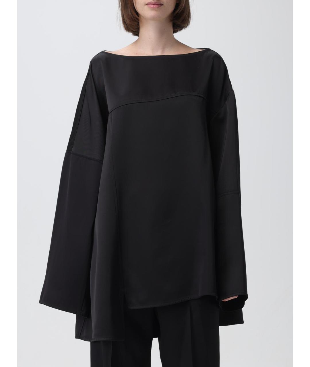 JIL SANDER Черная блузы, фото 6