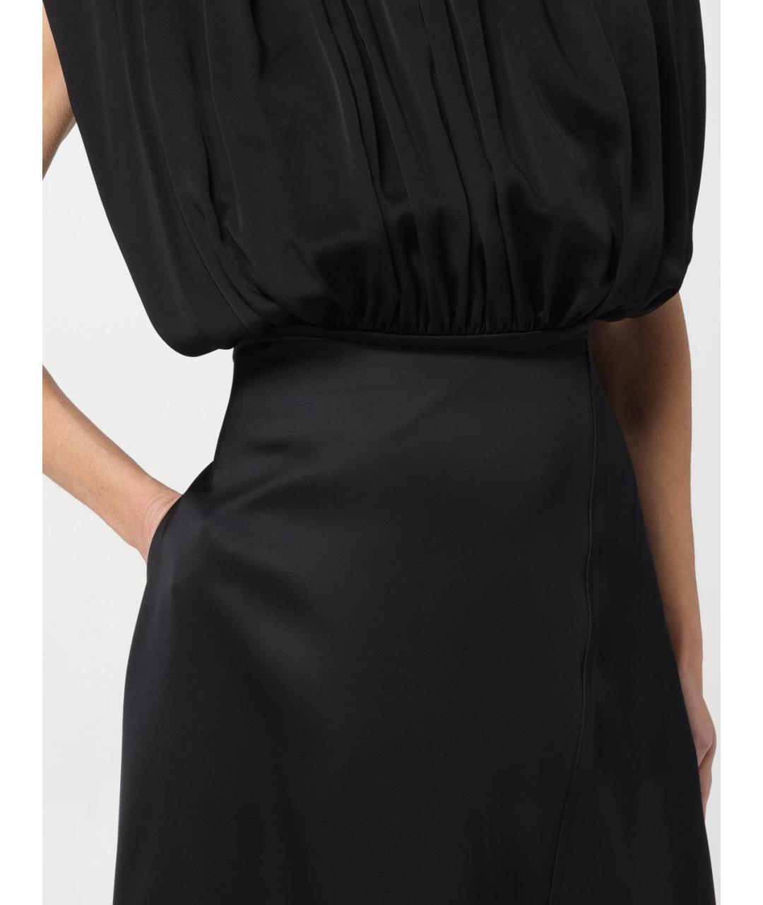 JIL SANDER Черная юбка миди, фото 5