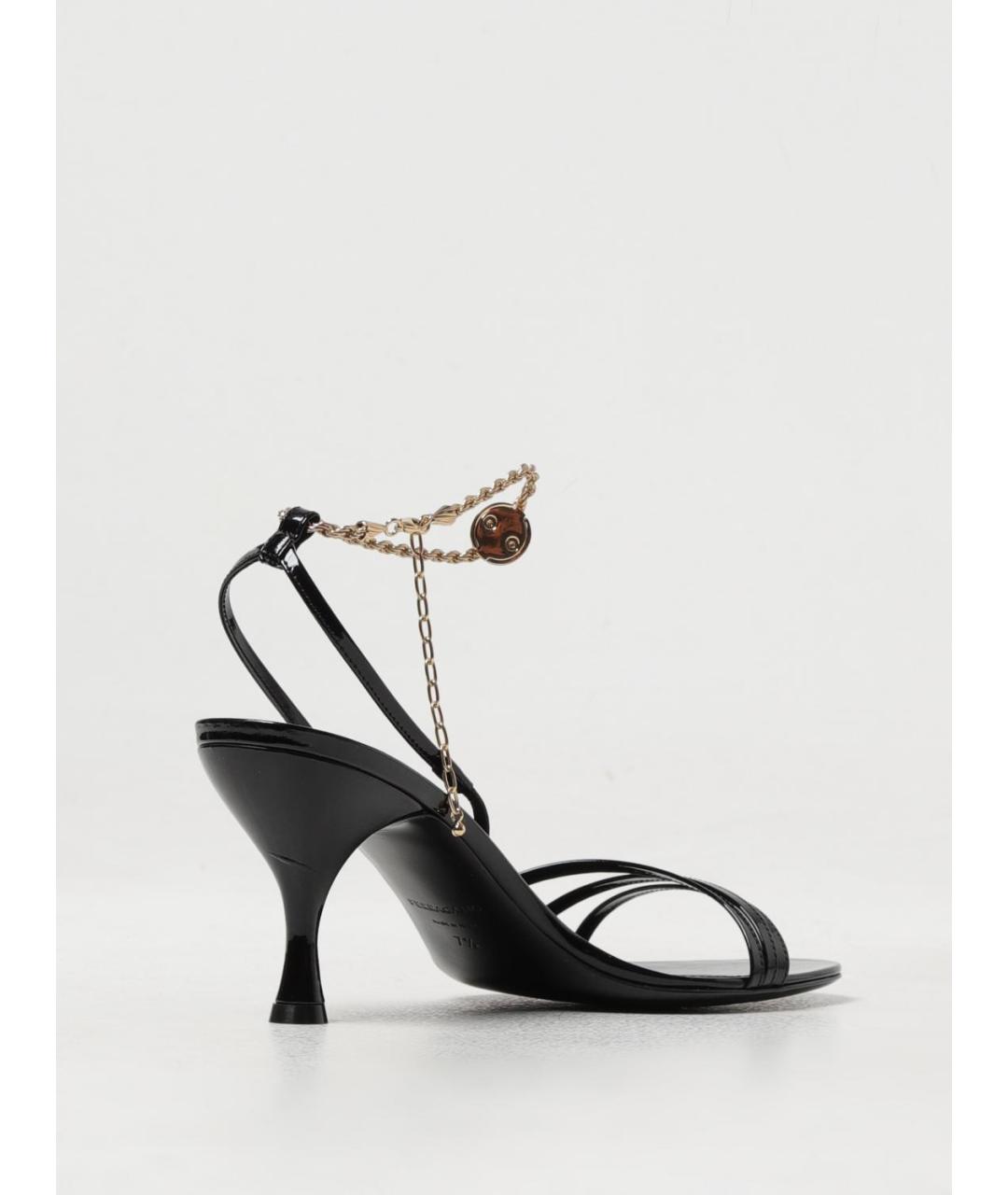 FERRAGAMO Черные босоножки, фото 3