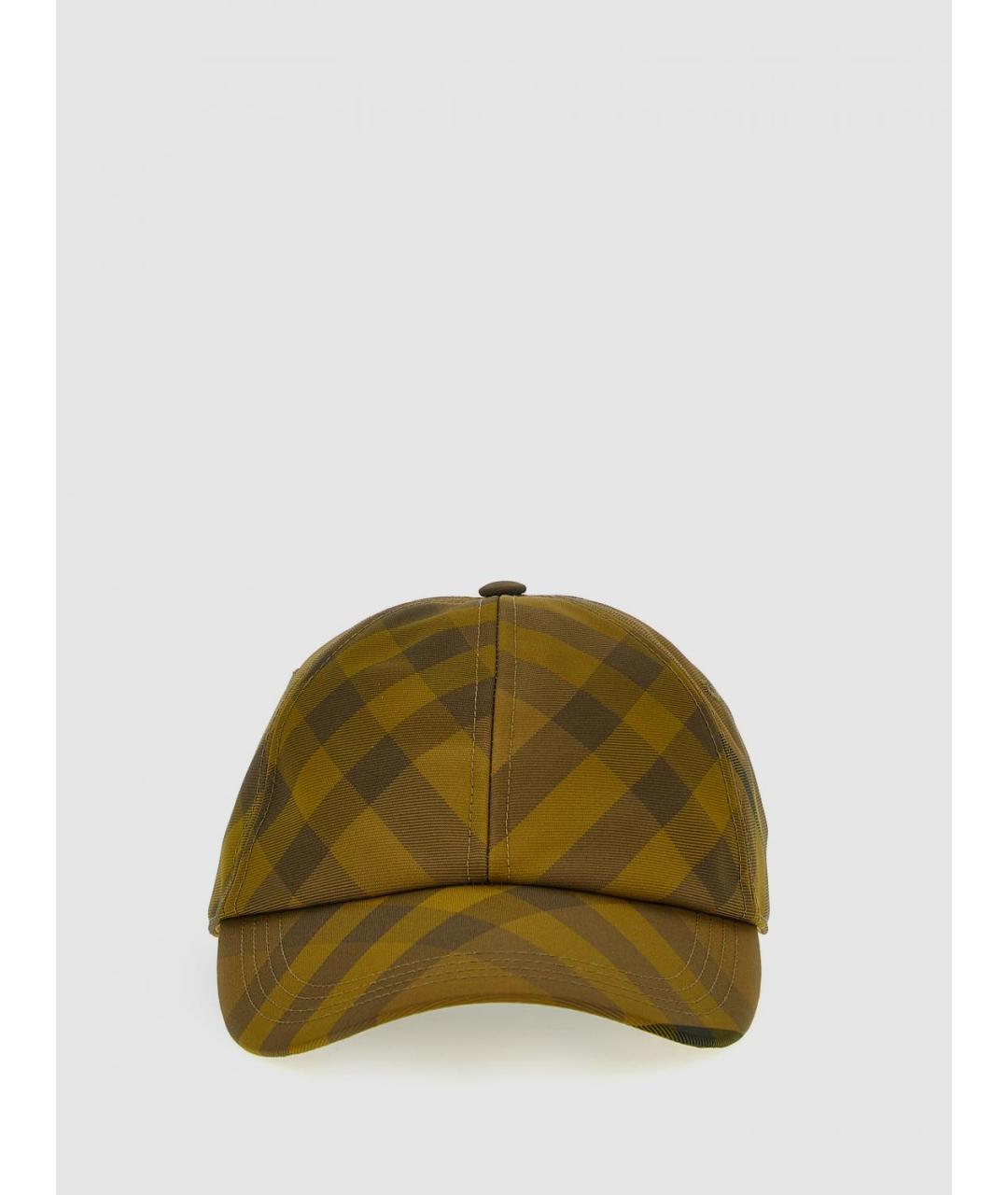 BURBERRY Желтая кепка/бейсболка, фото 2