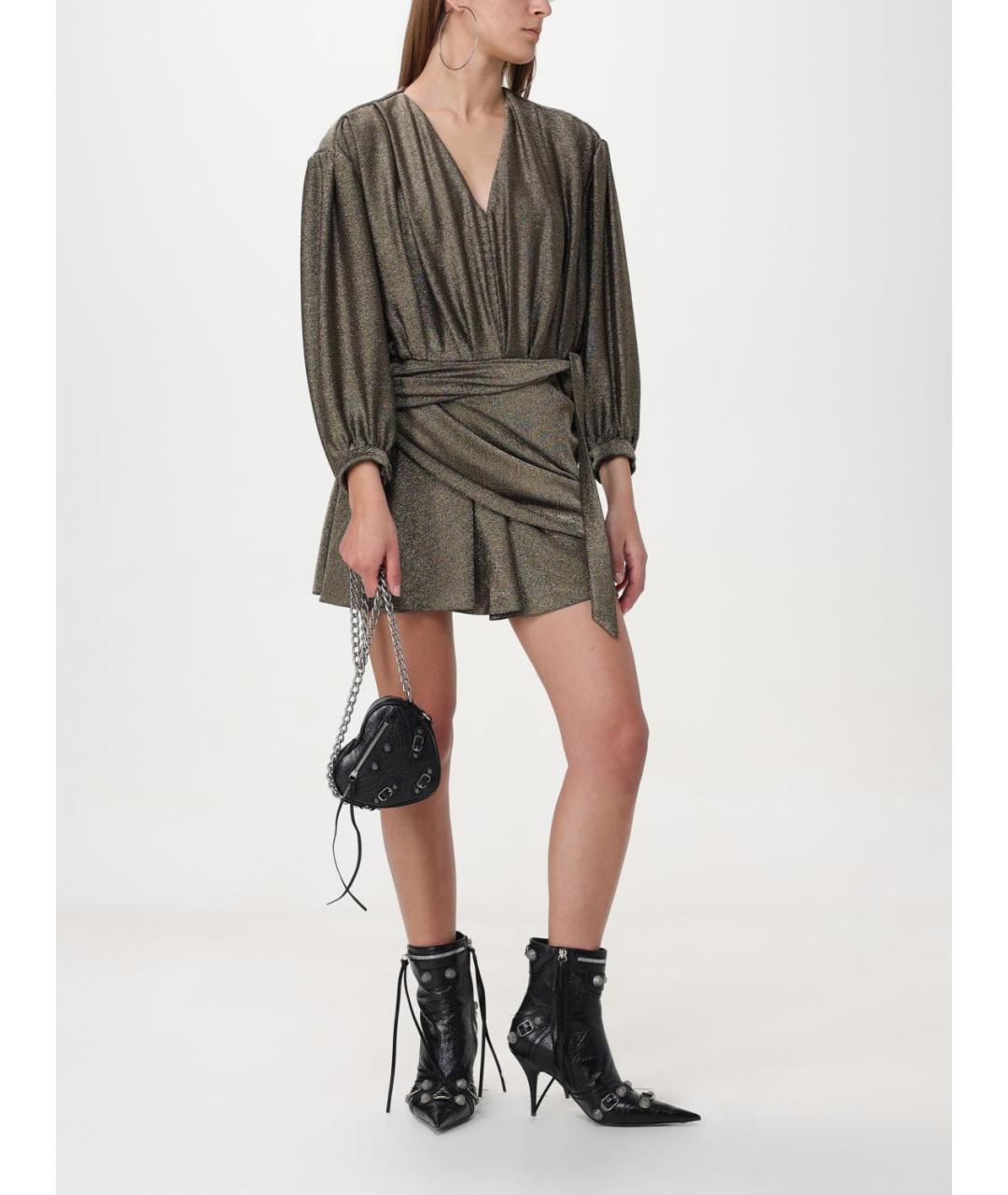 BALENCIAGA Золотое платье, фото 3