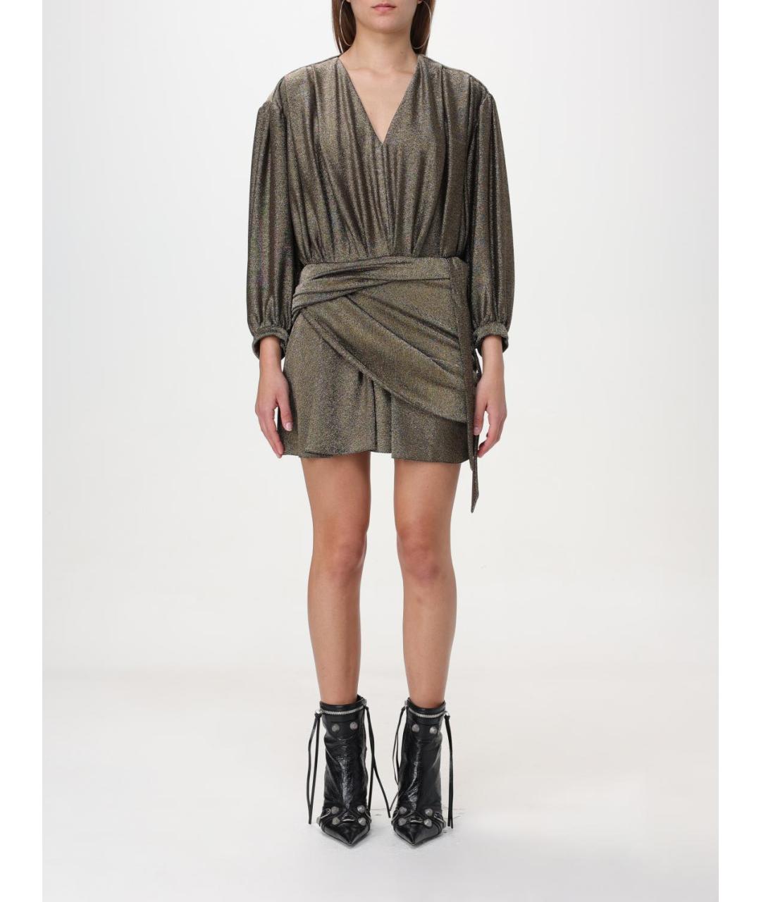 BALENCIAGA Золотое платье, фото 2