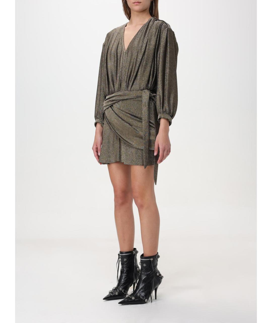 BALENCIAGA Золотое платье, фото 5
