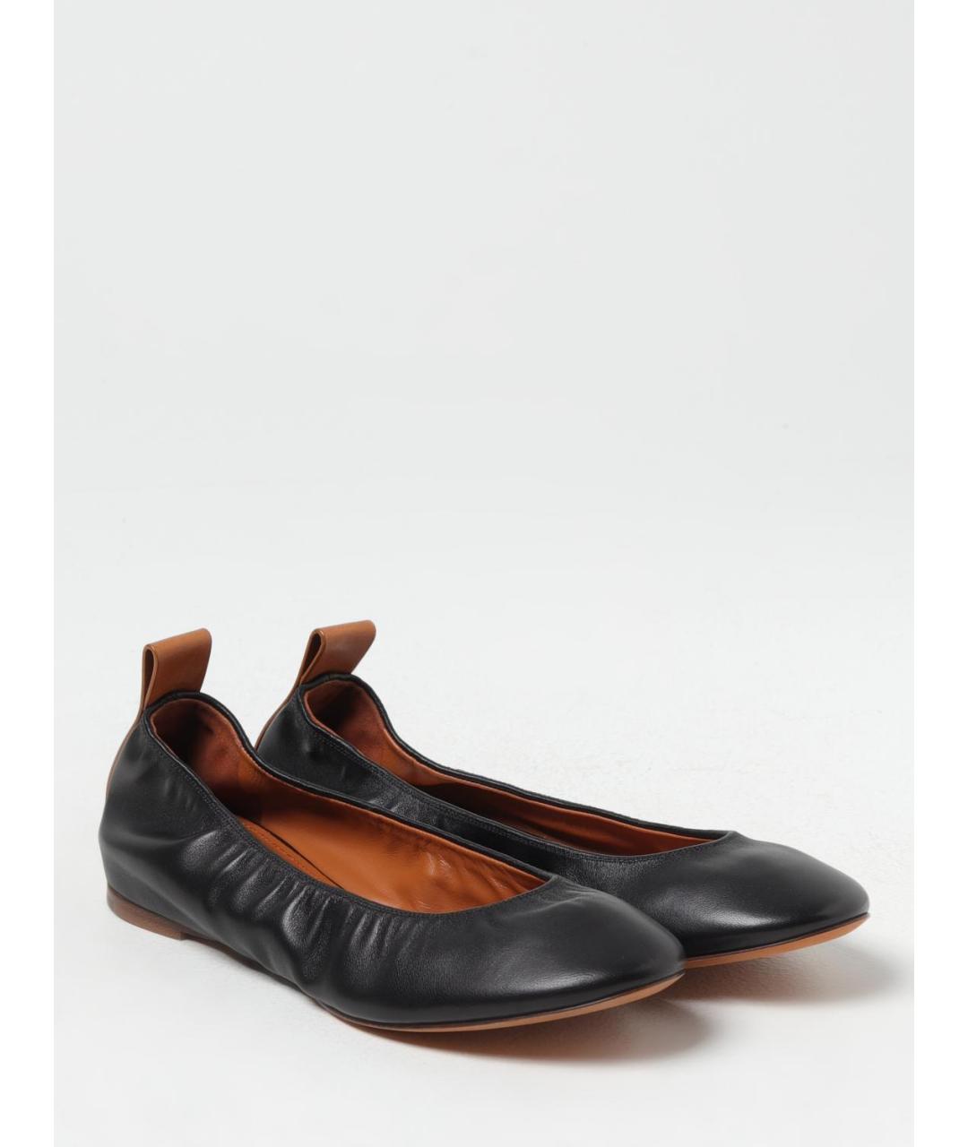 LANVIN Черные балетки, фото 2