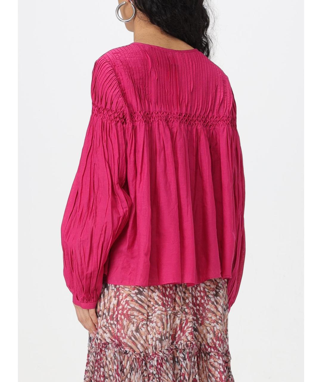 ISABEL MARANT ETOILE Фуксия рубашка, фото 3