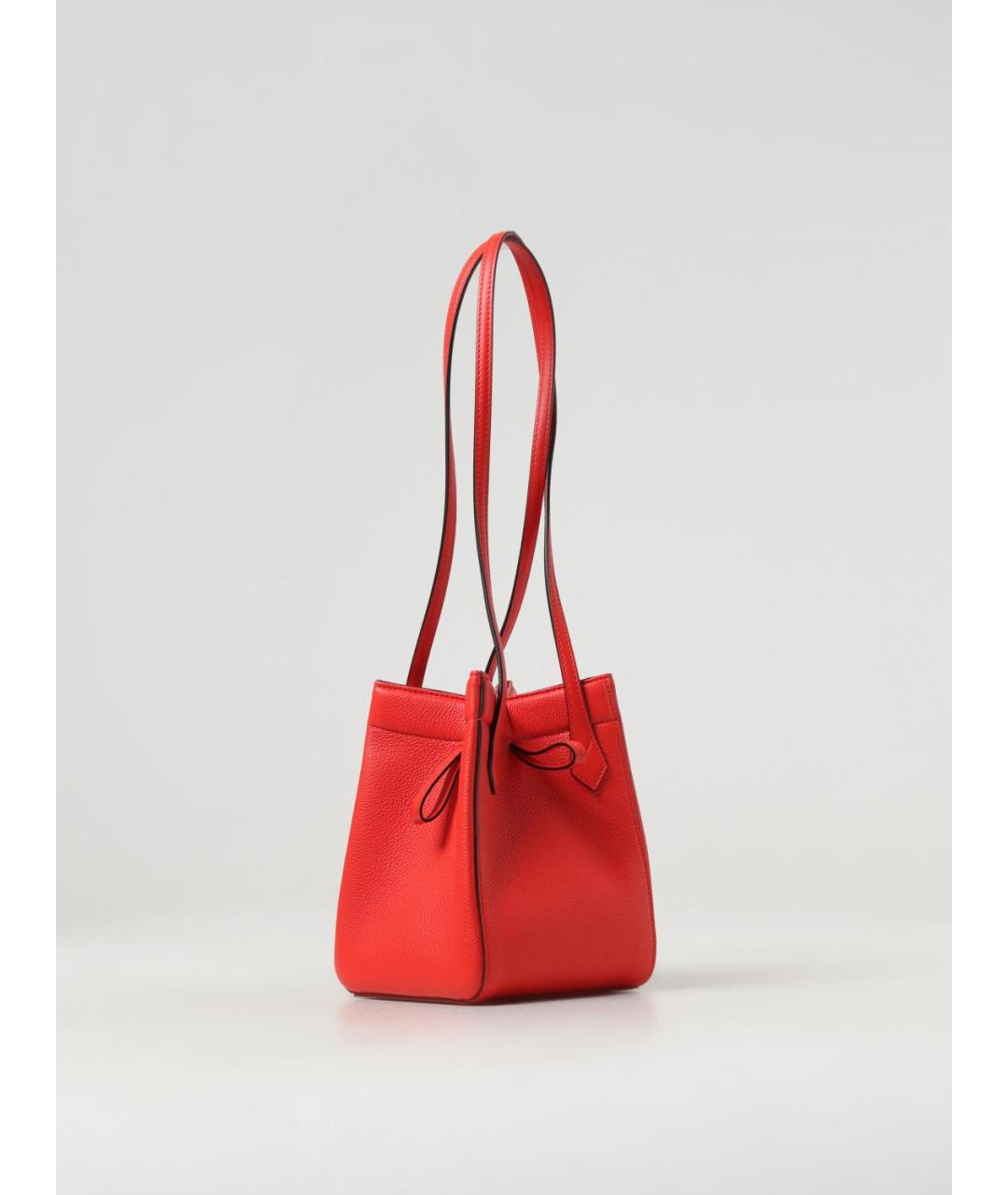FENDI Красная кожаная сумка тоут, фото 3