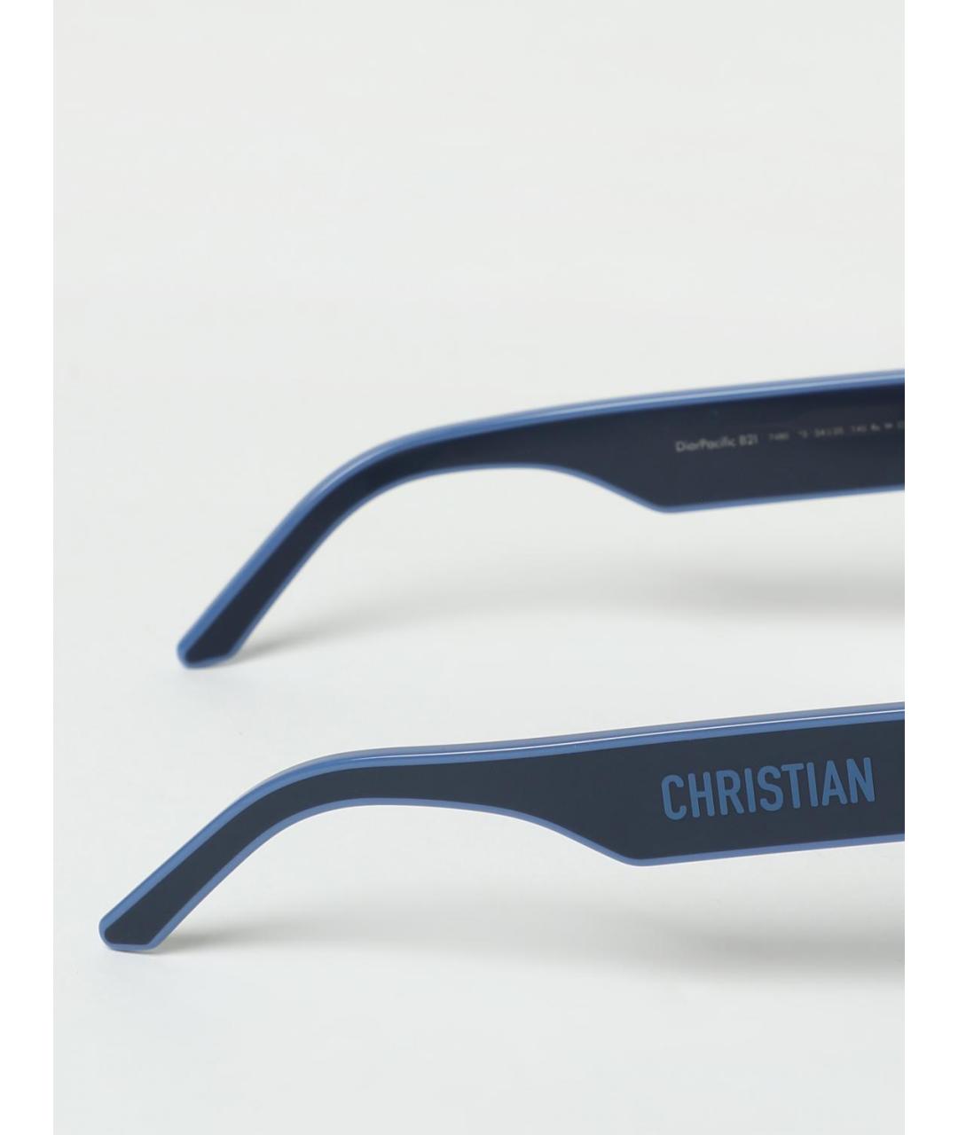 CHRISTIAN DIOR Синие солнцезащитные очки, фото 4