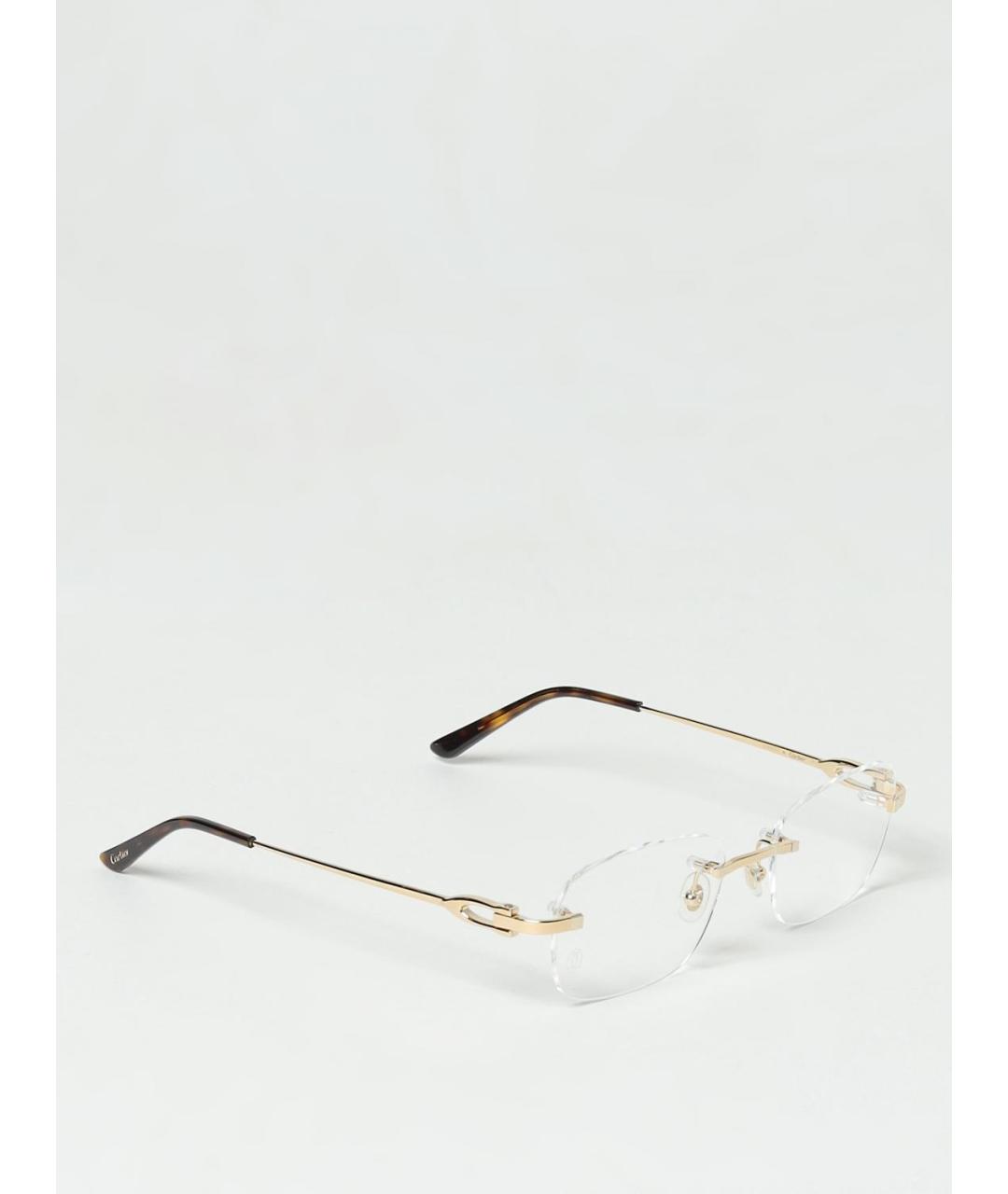 CARTIER Золотые солнцезащитные очки, фото 5
