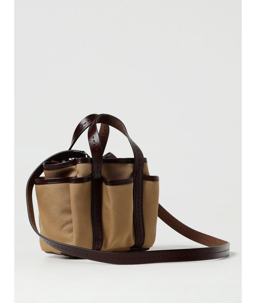 MAX MARA Коричневая сумка с короткими ручками, фото 2
