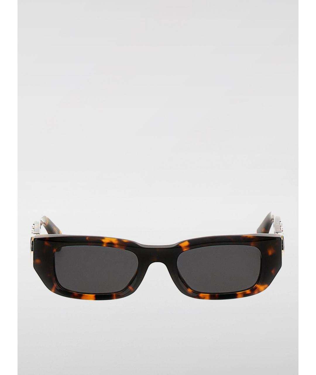 OFF-WHITE Коричневые солнцезащитные очки, фото 2