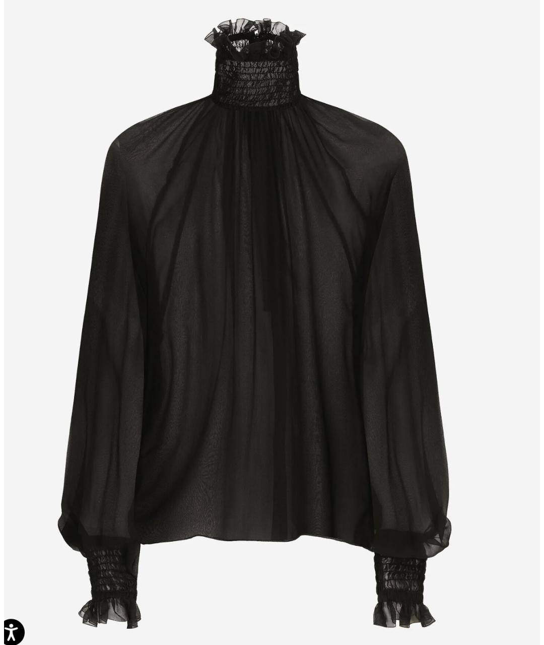 DOLCE&GABBANA Черная блузы, фото 6