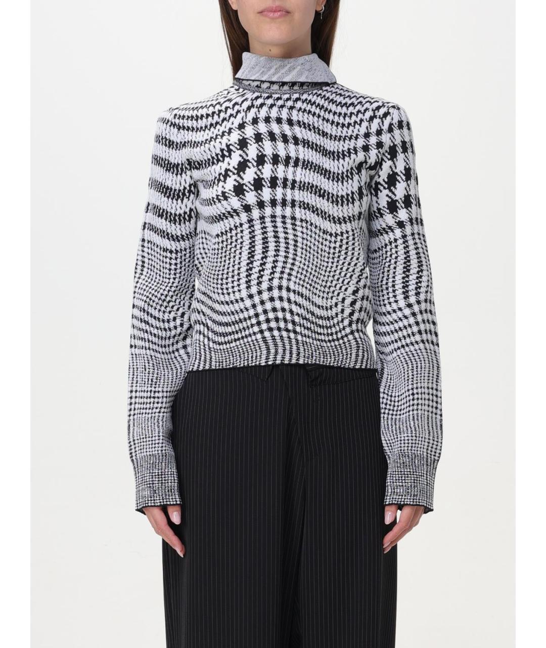 BURBERRY Серый шерстяной джемпер / свитер, фото 2