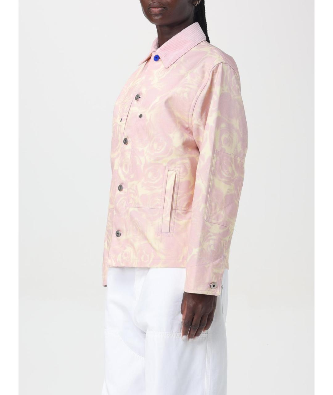 BURBERRY Розовая хлопковая куртка, фото 4