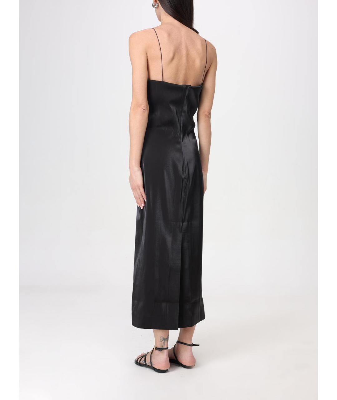 JACQUEMUS Черное вискозное платье, фото 3