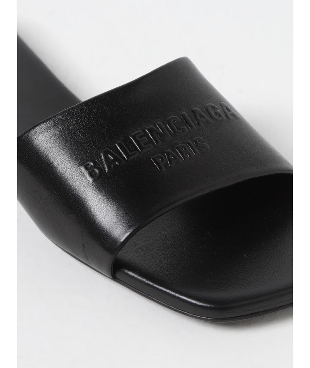 BALENCIAGA Черные босоножки, фото 4