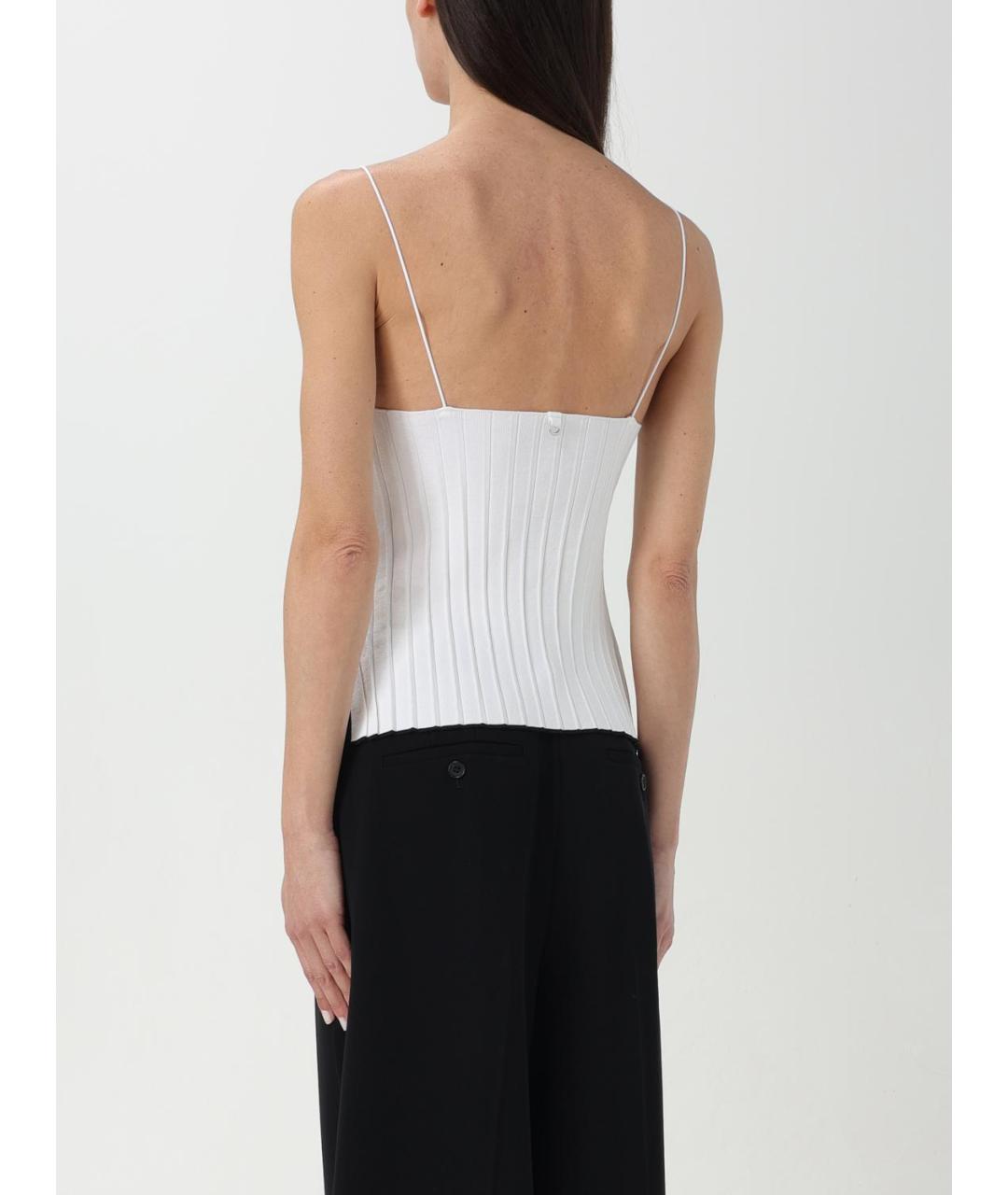 JACQUEMUS Белая майка, фото 3