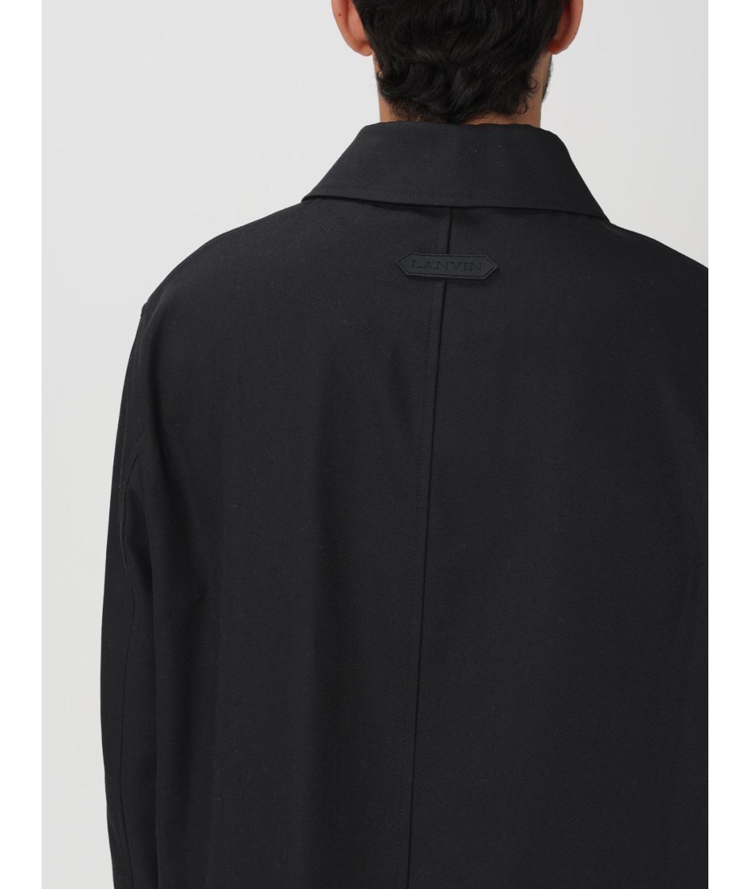 LANVIN Черная куртка, фото 5