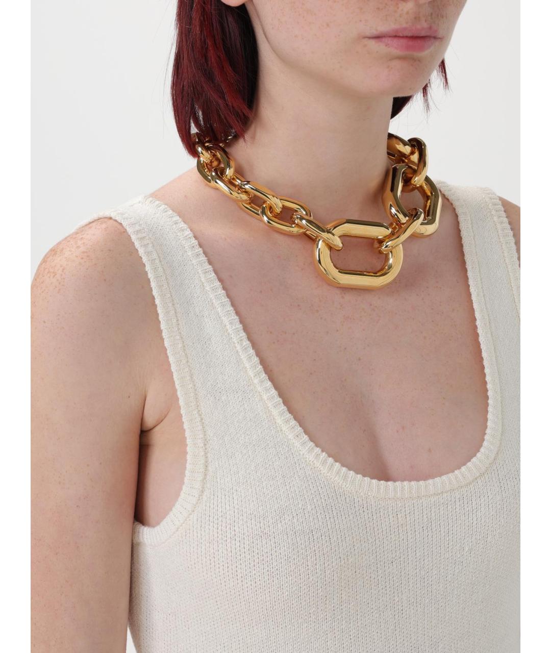 PACO RABANNE Золотая металлическая цепочка, фото 2