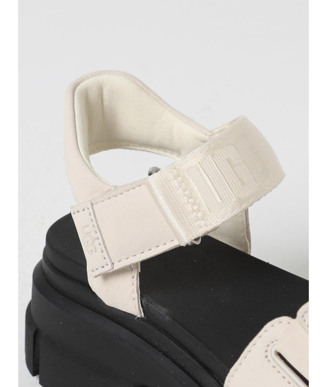 UGG AUSTRALIA Бежевые сандалии, фото 4