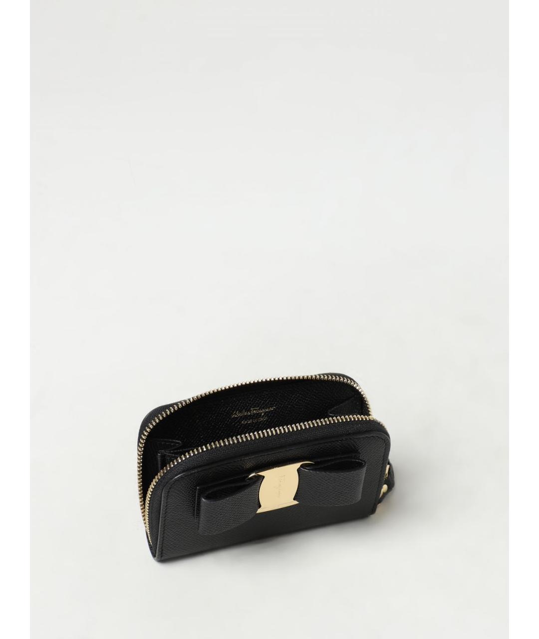 FERRAGAMO Черный кошелек, фото 2