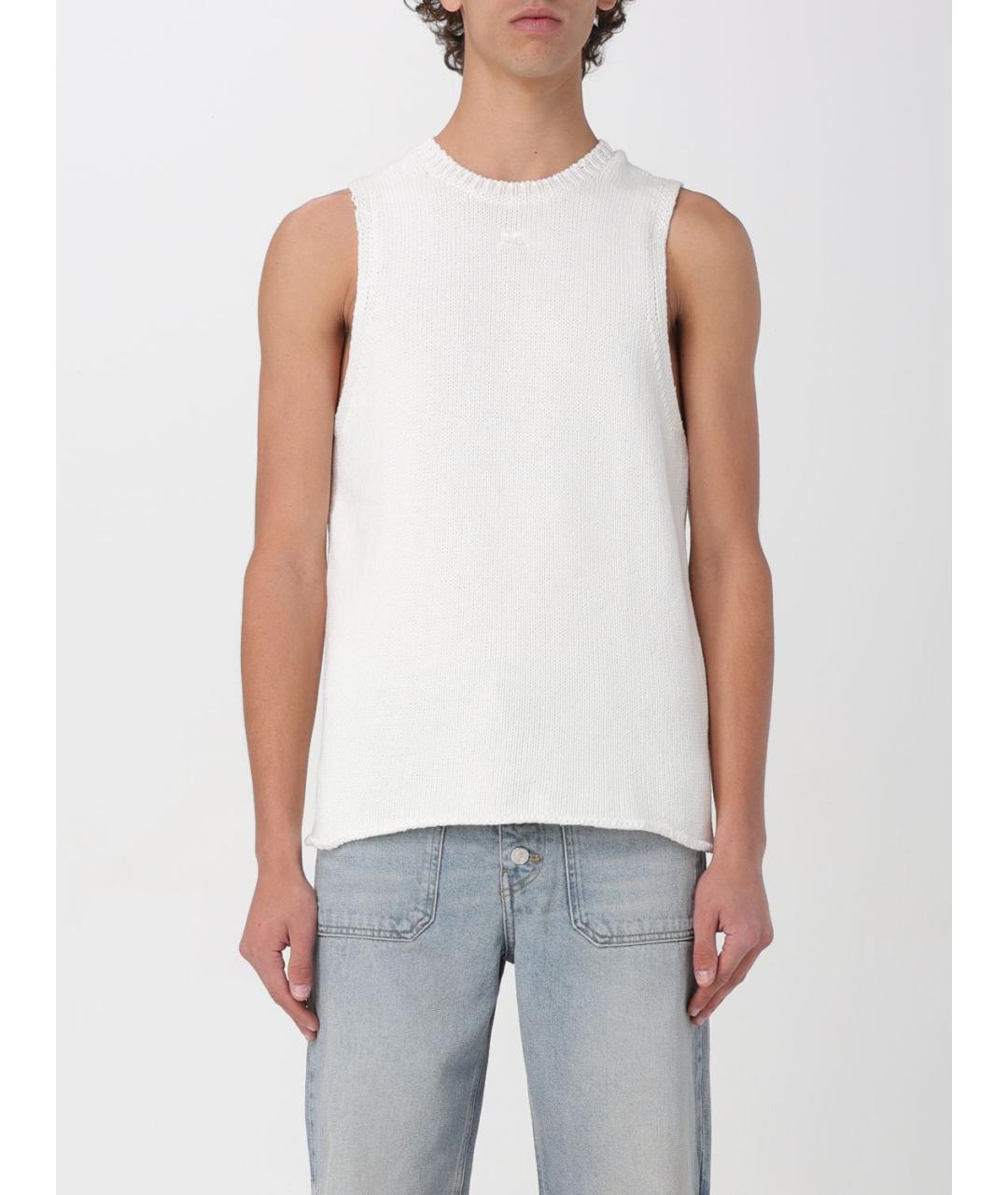COURREGES Белая майка, фото 6