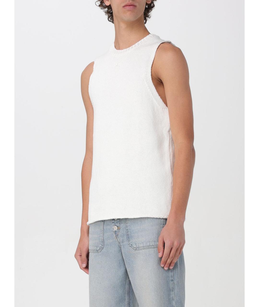 COURREGES Белая майка, фото 4