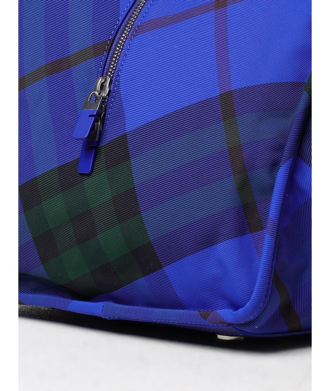 BURBERRY Синяя сумка тоут, фото 4