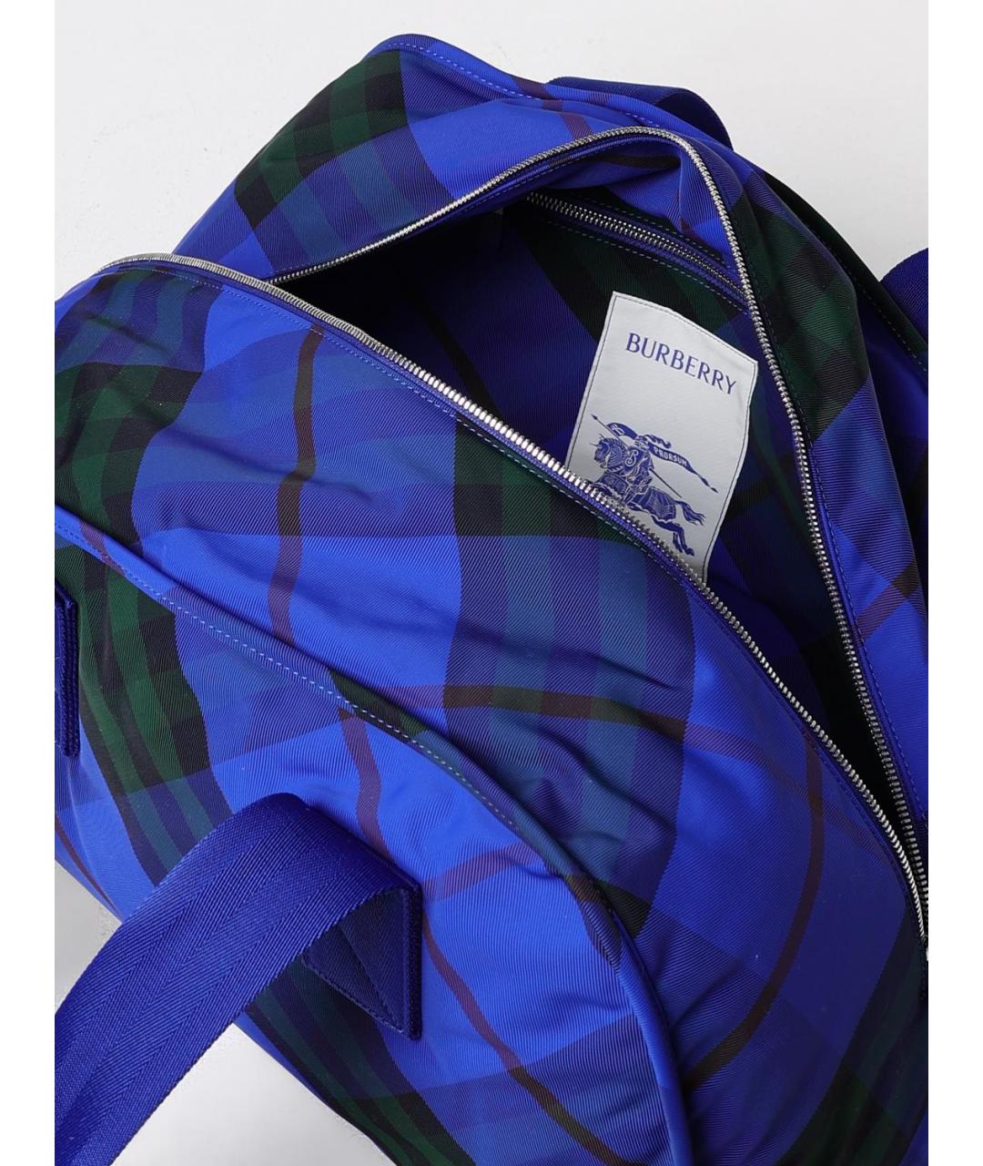 BURBERRY Синяя сумка тоут, фото 5