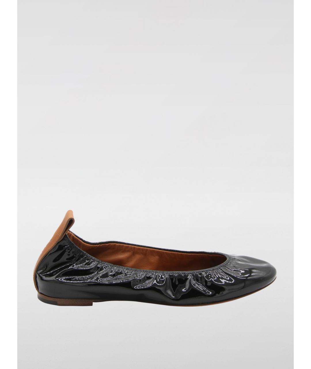 LANVIN Черные балетки, фото 3
