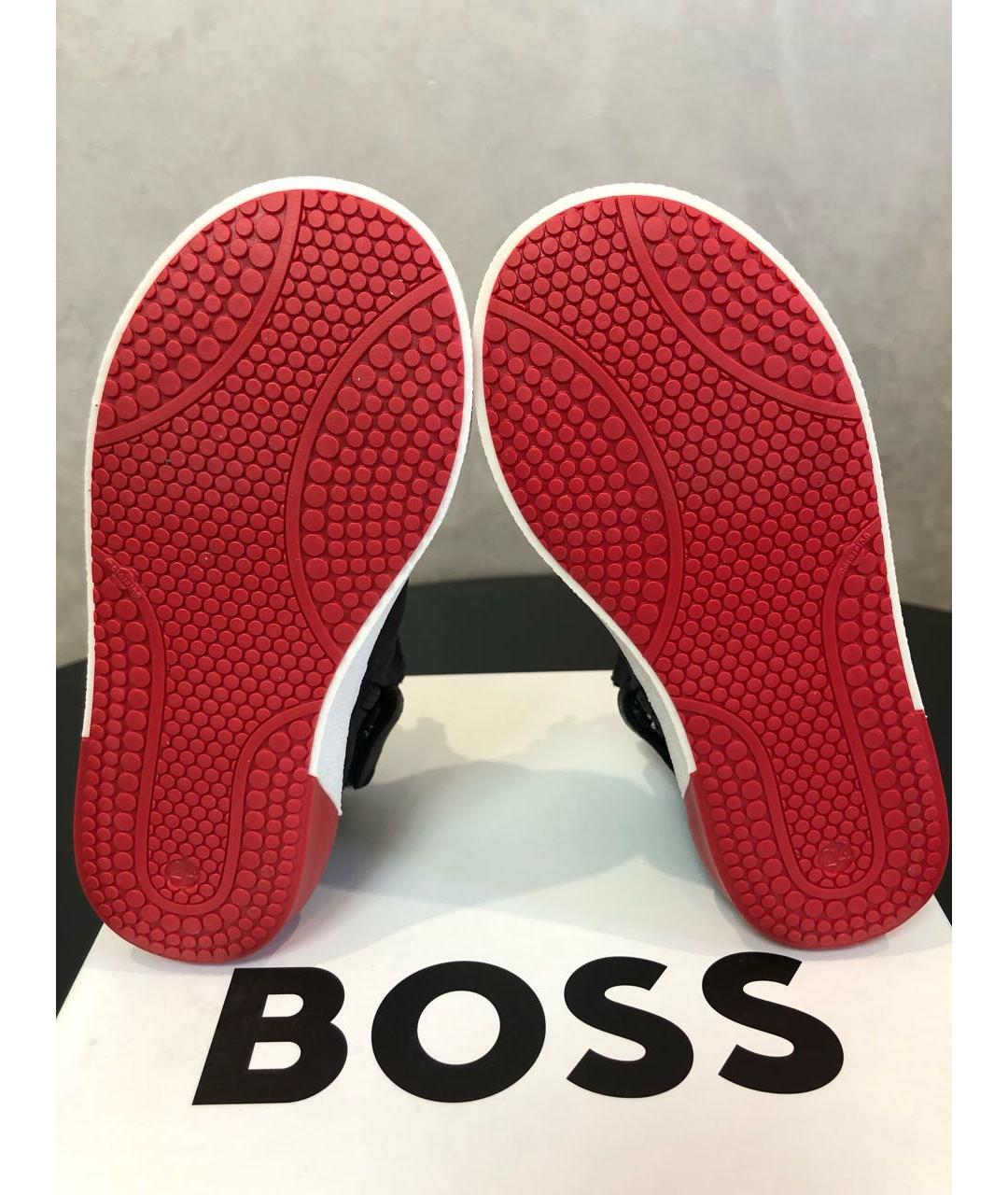 HUGO BOSS Темно-синие кеды, фото 4